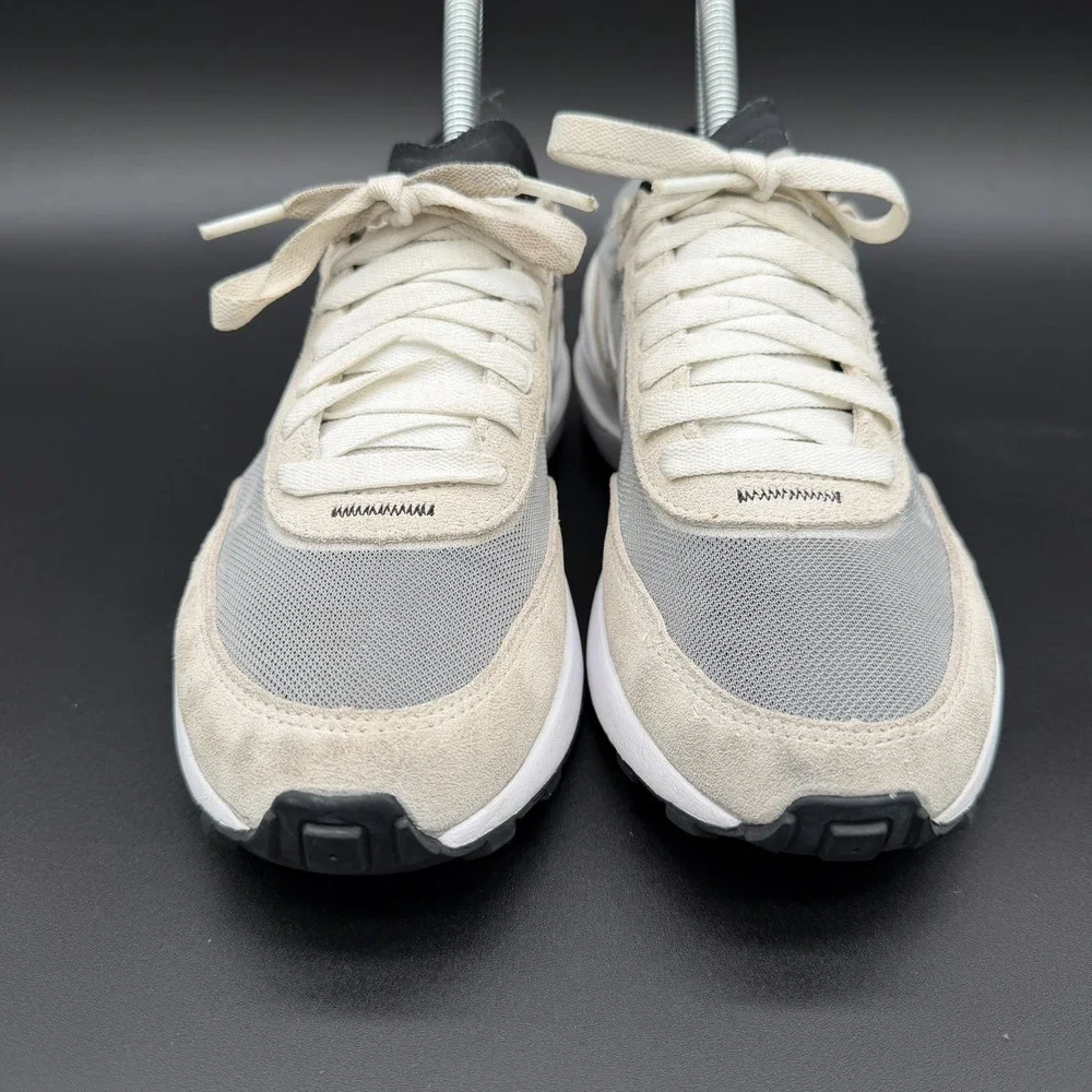 Nike Waffle One Shoes Summit White Gray Black Size 3.5Y Women's size 5